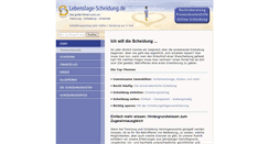 Desktop Screenshot of lebenslage-scheidung.de