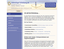Tablet Screenshot of lebenslage-scheidung.de
